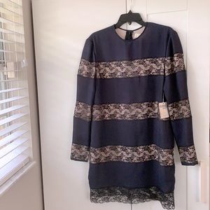 FIANDACA vintage chiffon & lace with original tag!